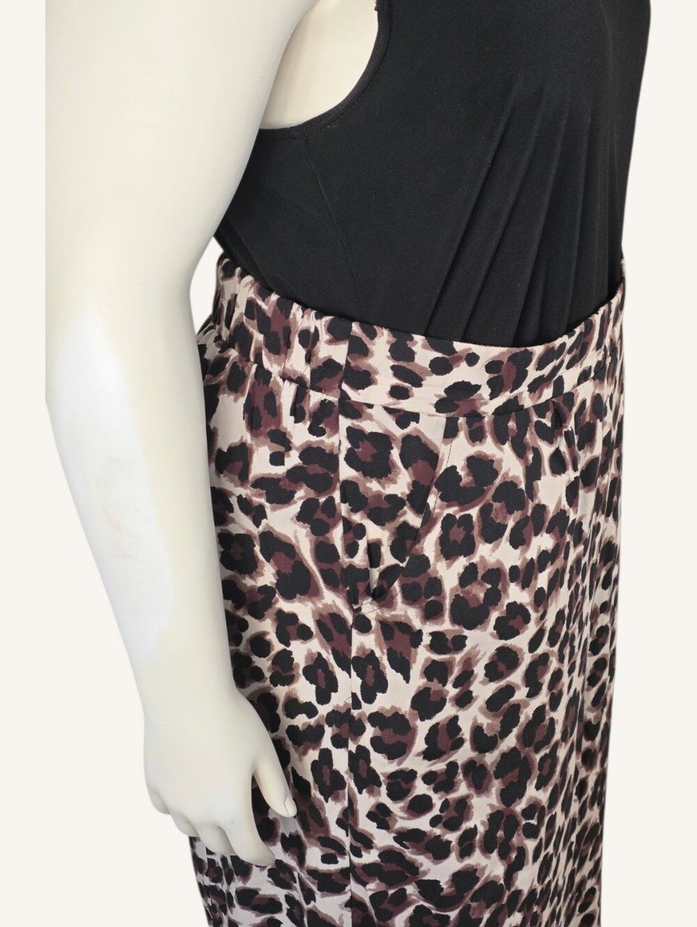 Torrid Leopard High Rise Wide Leg Pull On Pants Size 2 18/20 - Picture 7 of 11